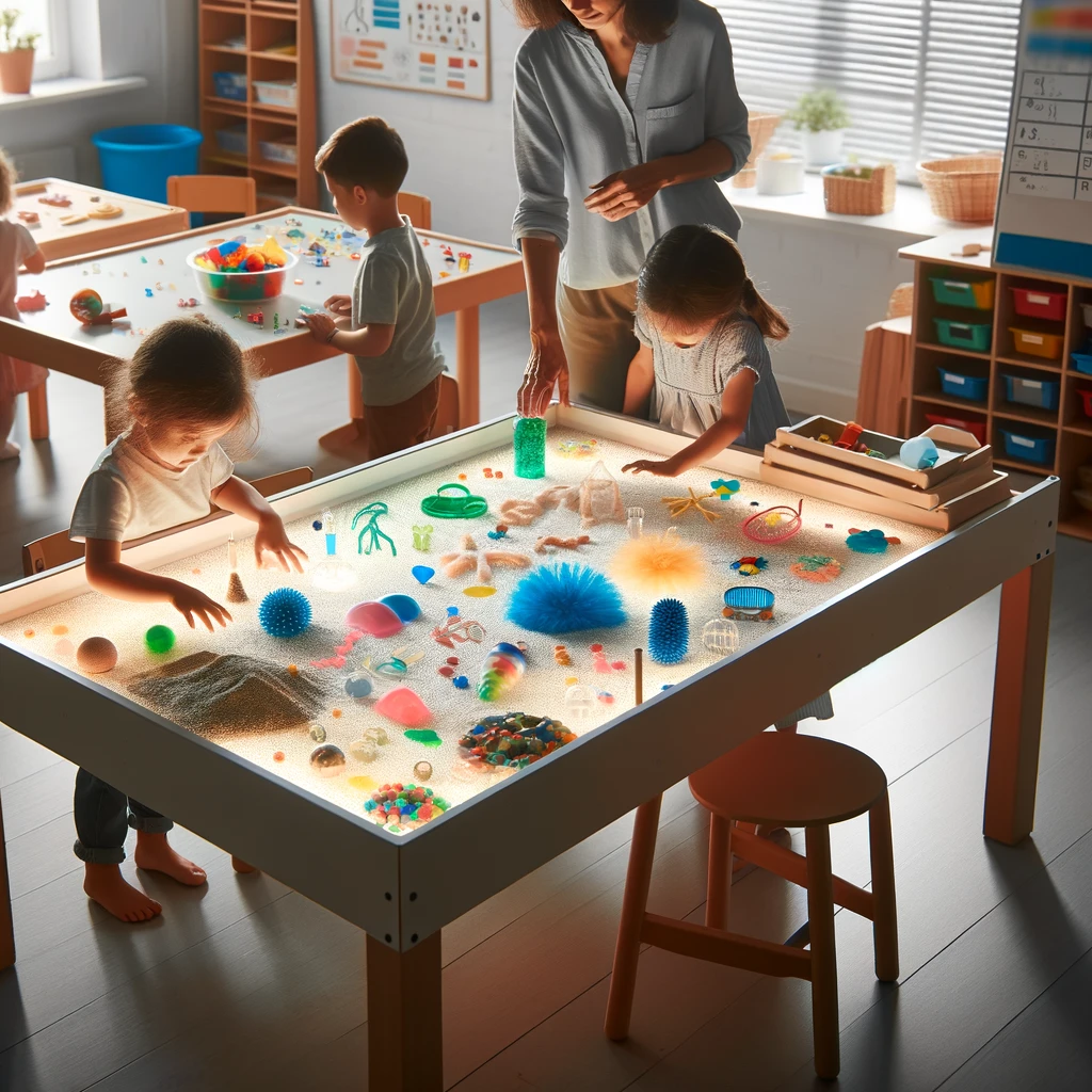Šviesos stalas ikimokyklinio ugdymo įstaigose: inovatyvus mokymo būdas