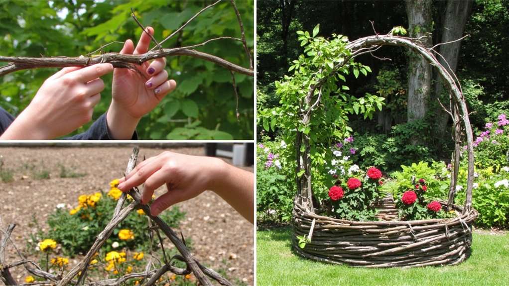 rustic upcycled garden decor
