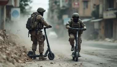scooters surprise military with tactics