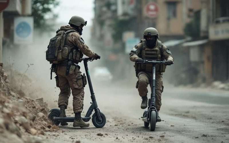scooters surprise military with tactics
