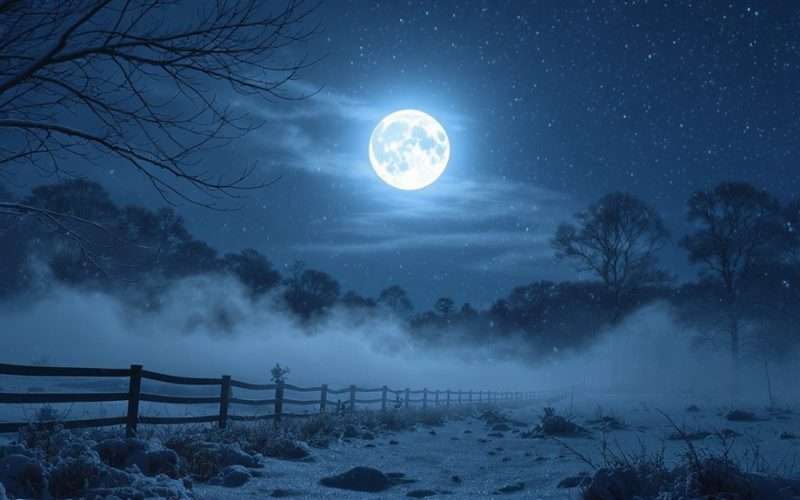 beveik juodas mėnulis pilnatis