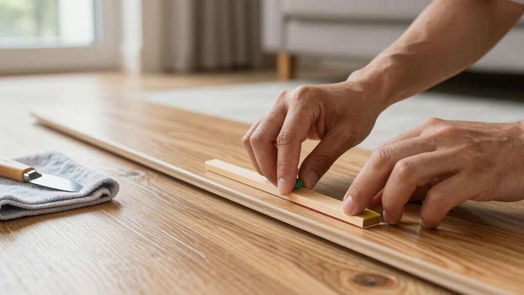 pataisyti mažus laminato tarpus savarankiškai