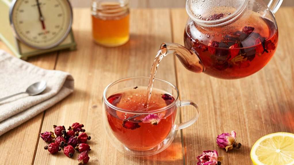 erškėtuogių arbatos paruošimo detalės